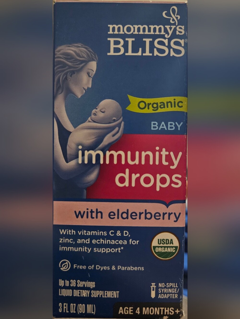 Organic Baby Immunity Drops with Elderberry - Organic